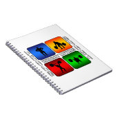 Spectaculair gewicht optillen notitieboek (Rechterzijde)