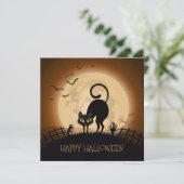 Spectaculair Halloween | feestuitnodiging Kaart (Staand voorkant)