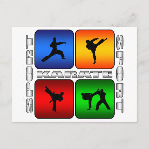Spectaculair Karate Briefkaart