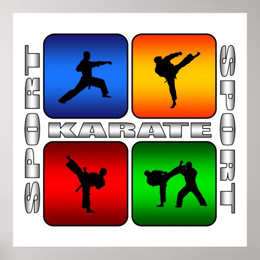 Spectaculair Karate Poster (Voorkant)
