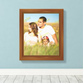 Spectaculair Lijst van hout Schitterend ongeloofli Canvas Afdruk (Insitu (Houten vloer))