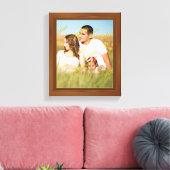 Spectaculair Lijst van hout Schitterend ongeloofli Canvas Afdruk (Insitu (Woonkamer))