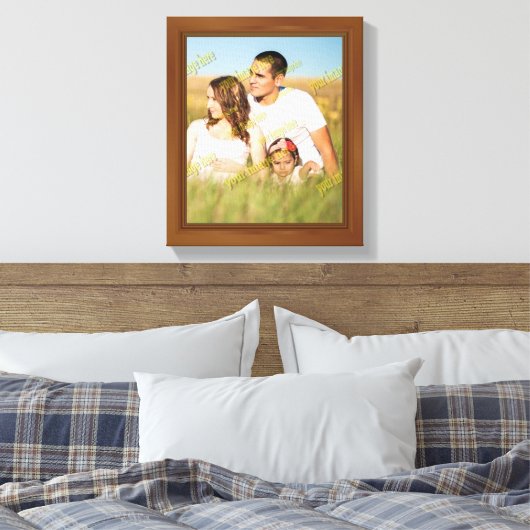 Spectaculair Lijst van hout Schitterend ongeloofli Canvas Afdruk (Insitu (Slaapkamer))