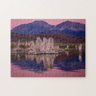 Spectaculair Mono Lake in de schaduw Legpuzzel