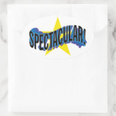 SPECTACULAIR! OVALE STICKER (Tas)