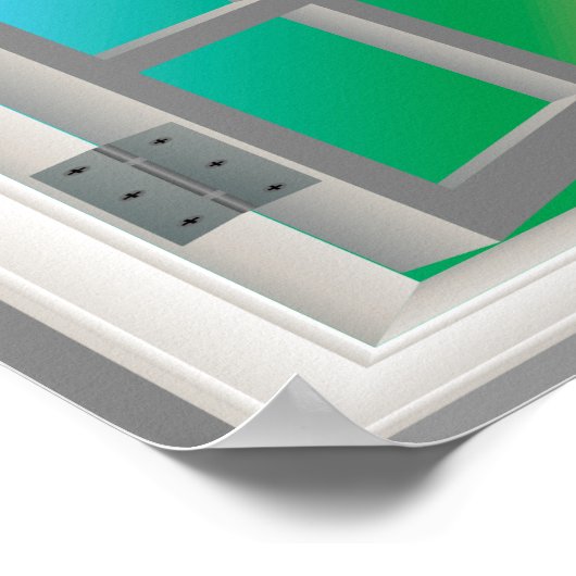 Spectaculair Uitzicht prachtig Poster (Hoek)