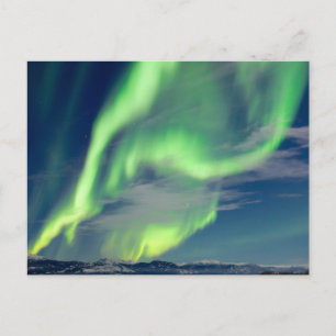 Spectaculaire Aurora borealis noorderlicht Briefkaart