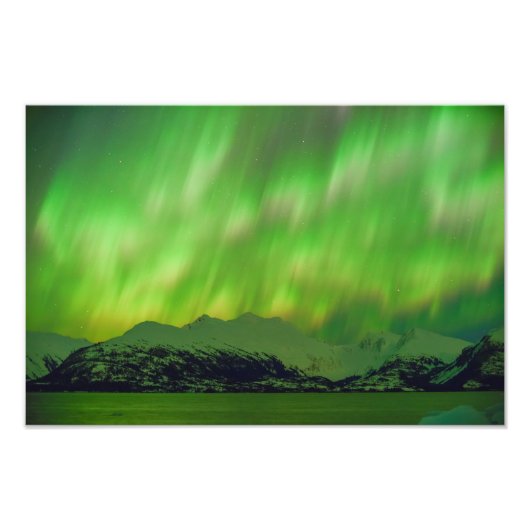 Spectaculaire Aurora Foto Afdruk (Voorkant)