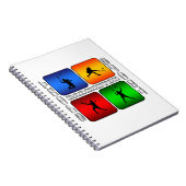 Spectaculaire Badminton Notitieboek (Rechterzijde)