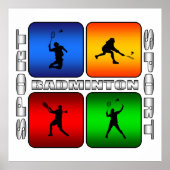 Spectaculaire Badminton Poster (Voorkant)