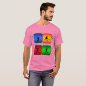Spectaculaire Badminton T-shirt (Voorkant volledig)