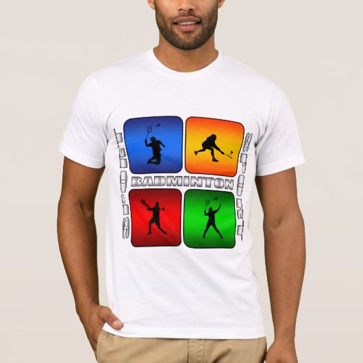 Spectaculaire Badminton T-shirt (Voorkant)