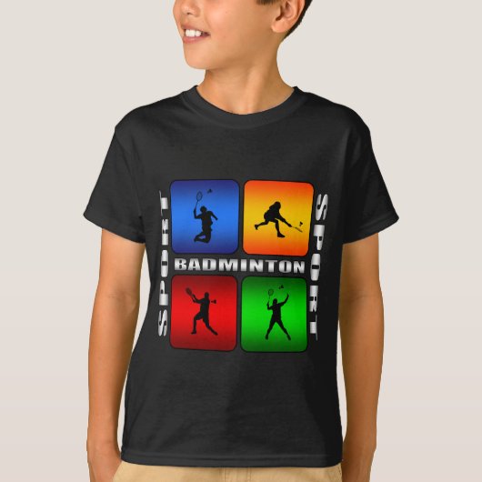 Spectaculaire Badminton T-shirt (Voorkant)
