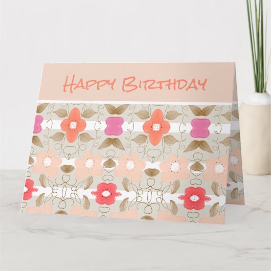 Spectaculaire Birthday Wishes Kaart (Voorkant)