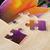 Spectaculaire bloeiende tulpen, puzzel legpuzzel (Zijkant)