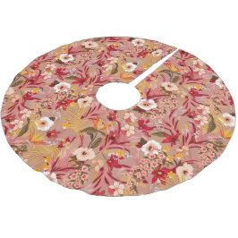 Spectaculaire bloemen kerstboom rok