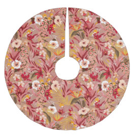 Spectaculaire  bloemen kerstboom rok