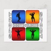 Spectaculaire Bodybuilding Briefkaart (Voorkant)
