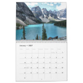 Spectaculaire Canadese bergen- en meren kalender (Jan 2027)