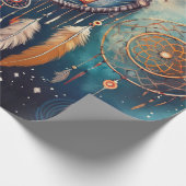 Spectaculaire dromen, inheemse Amerikaanse cultuur Cadeaupapier (Hoek)