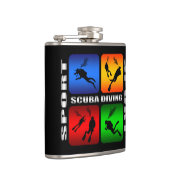 Spectaculaire duikende sportslang heupfles (Rechts)