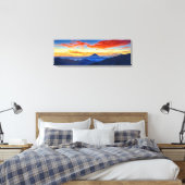 Spectaculaire foto van de berg Fuji op Honshu Isla Canvas Afdruk (Insitu (Slaapkamer))