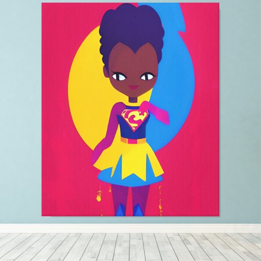 Spectaculaire grasmuis van de Vector van Shawnna Canvas Afdruk (Insitu (Houten vloer))