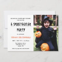 Spectaculaire Halloween Kids Verjaardagsfeest Foto