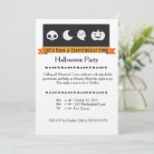 Spectaculaire Halloween-uitnodiging Kaart (Staand voorkant)