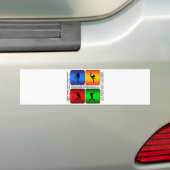 spectaculaire honkbal bumpersticker (Op auto)