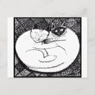 Spectaculaire katten 3 briefkaart