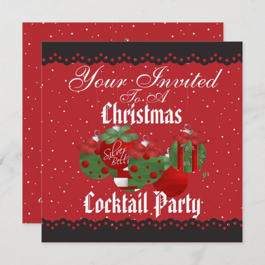 Spectaculaire kerstfeestdagen kaart (Voorkant / Achterkant)