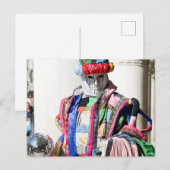 Spectaculaire kleuren van Venezia Carnivale Briefkaart (Voorkant / Achterkant)