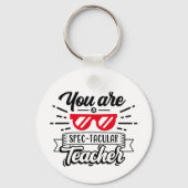 Spectaculaire Leraar Funny Pun Sleutelhangers (Voorkant)