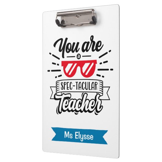 Spectaculaire Leraar Grappige Pun Klemborden (Links)