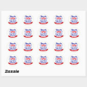 Spectaculaire leraar persoonlijke appreciatie week ronde sticker (Vel)