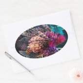 spectaculaire luiervis ovale sticker (Envelop)