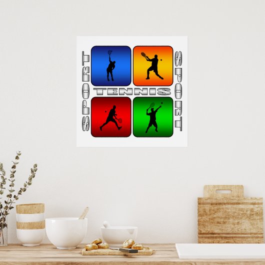 Spectaculaire neushoorn (mannelijk) poster (Keuken)