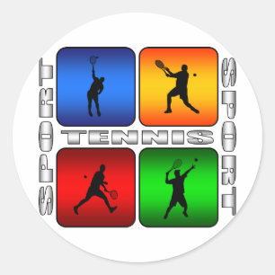 Spectaculaire neushoorn (mannelijk) ronde sticker