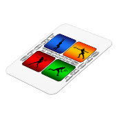 Spectaculaire neushoorn (Vrouw) Magneet (Linkerzijde)