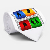 Spectaculaire oogsleutel stropdas (Opgerold)