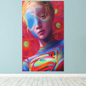 Spectaculaire oraal Cyberpunk Canvas Afdruk (Insitu (Houten vloer))