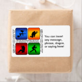 Spectaculaire Paintball Etiket (Insitu)