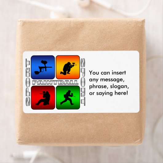 Spectaculaire Paintball Etiket (Insitu)