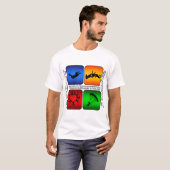 Spectaculaire parachutatie t-shirt (Voorkant volledig)