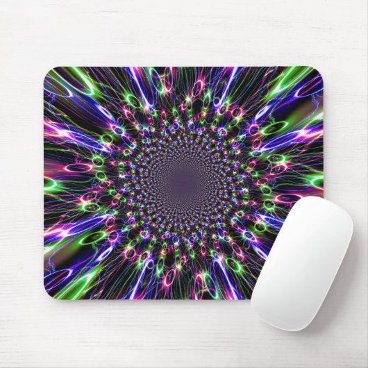 Spectaculaire regenboog 2 Mousepad Muismat (Met muis)
