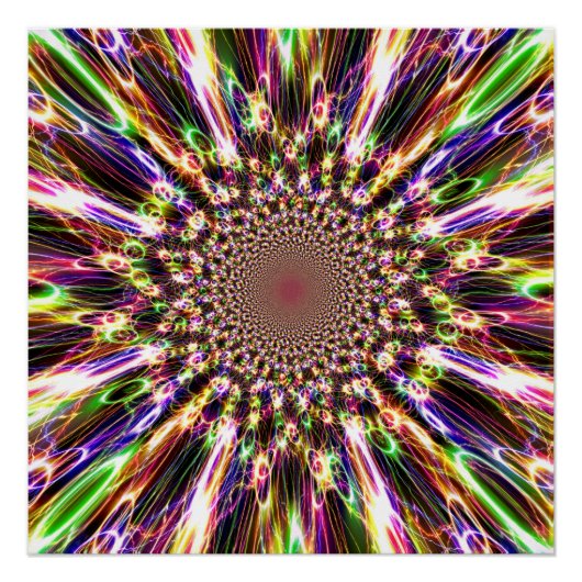 Spectaculaire regenboogperfecte Poster (Voorkant)