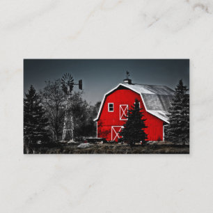 Spectaculaire rode Barn Visitekaartje