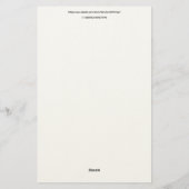 Spectaculaire Rotsformatie, Briefpapier (Achterkant)