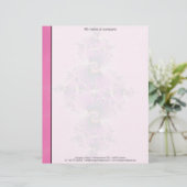 Spectaculaire roze - Fractal Custom Briefhoofd (Staand voorkant)